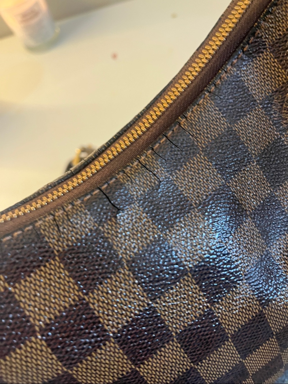 Louis Vuitton Damier Bloomsbury with callouts & receipt - Picture 10 of 13
